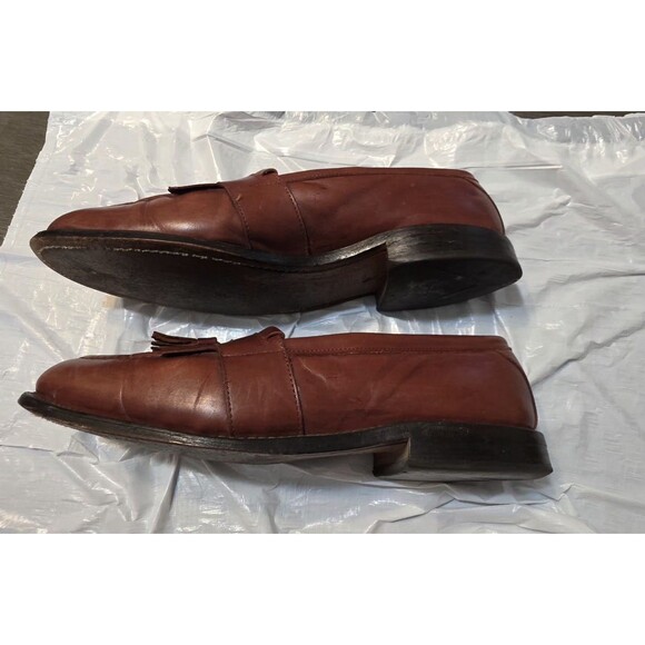 Allen Edmonds Loafers Newport Men’s Brown Leather Tassel Shoes Size 10 D USA main image 8